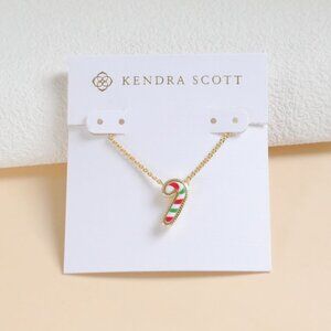 Kendra Scott Candy Cane Collection. Gold Short Necklace